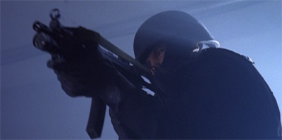 Making quite an entrance...