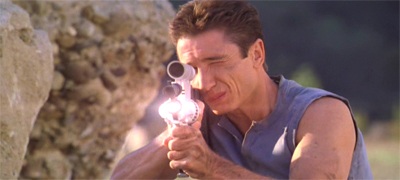 The rifleman... in space... on a planet...