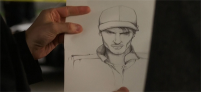 A sketchy character...