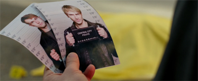 "Did he really have to pout for his police photo?"