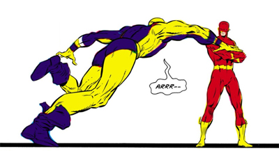 Taking a run at him...