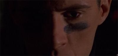 Putting his war face on...