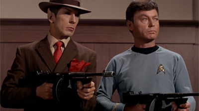 "Take this Vulcan out back and waste him..."