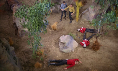 "Maybe they're all just sleeping..."