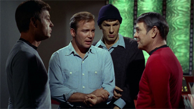 "At least the wardrobe tips we picked up in The City on the Edge of Forever are useful..."