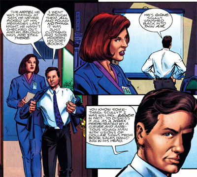 Sometimes he doesn't want to believe...