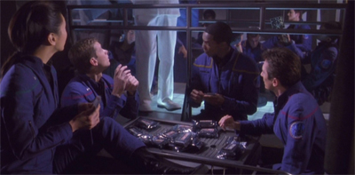 I love this idea that - with his impeccably maintained white overalls - Chef may be the most professional member of the crew...