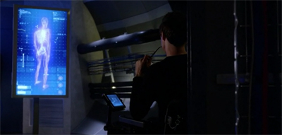 Today in evil Harrison Wells news: he doesn't really need glasses at all!