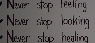 Keeping reading the signs...