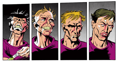 The changing face of evil...