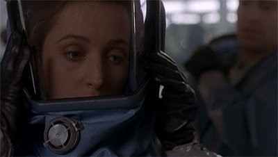 Containing herself...