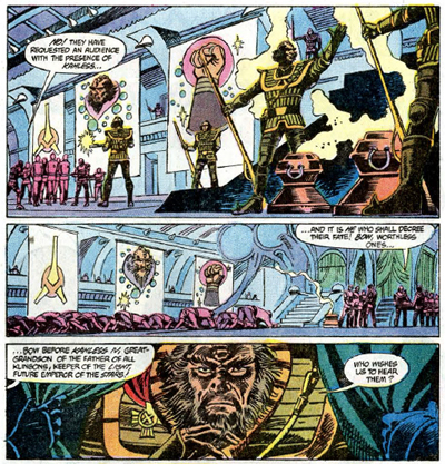 An empire marches to war...