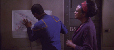 Charting his course...