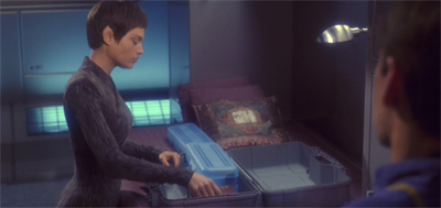 "You know, given how often I seem to risk removal from the ship, I should probably just keep this packed..."