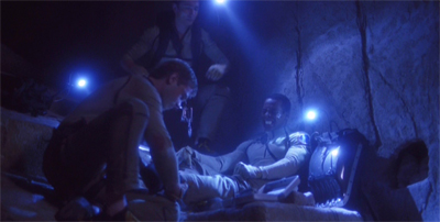 "When I said 'break a leg', Travis, I didn't mean it."