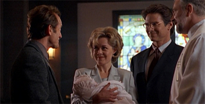 Don't let him touch the baby!