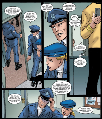 Guest-starring Kirk's right hand!