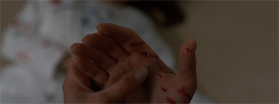 Blood on her hands...