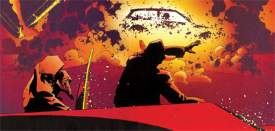 An explosive entrance...