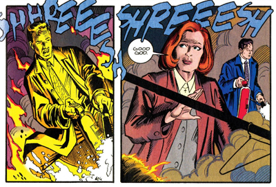 Oh, oh, oh, he's on fire!