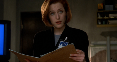 "What? I'm meant to more than just disagree with you, Mulder?"