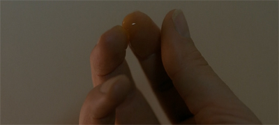 Skinner has blood on his hands... Metaphorically, of course. That's actually honey.