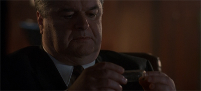 "We really have to talk about your annual performance evaluation, Cigarette-Smoking Man..."