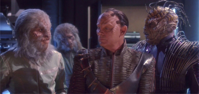 reptile!Xindi. You can't take 'em anywhere.