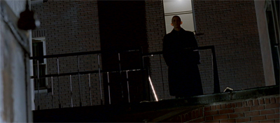 "Just hanging around up here, atop the fire escape. As you do."