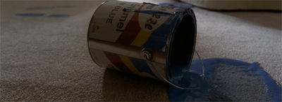 " I think the word for that particular shade is Cerulean, actually. Cerulean Blue. Cerulean makes me think of a breeze. A gentle breeze."