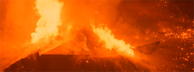 From morn To noon he fell, from noon to dewy eve, A summer's day; and with the setting sun Dropped from the zenith like a falling star. 