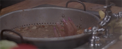 Well, that's never going to pass a food safety inspection...