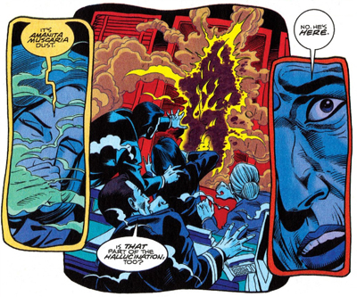 It's a good thing Mulder's not afraid of fire... Oh, wait.