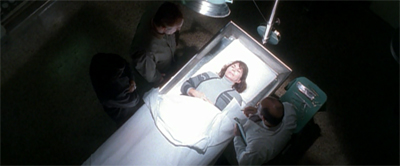 "Well, she had a near-death experience... then she had a death experience."