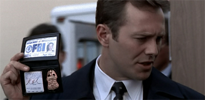 "Be honest: I look as cool as Duchovny when I do this, right?"