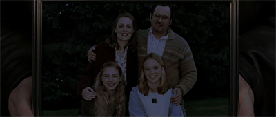 Dud couldn't even shave for a family photo...