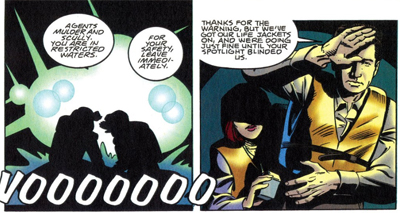 "This is why we should go rafting in the daytime, Scully."