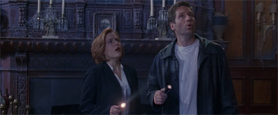 "Yeah, Scully. The decor is quite impressive..."