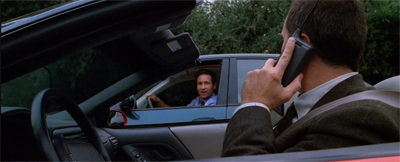 Somebody's really not taking this whole "off the X-files" thing particularly seriously...