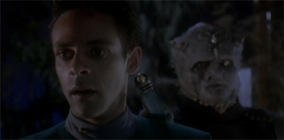 Gun-to-his-head, Bashir isn't sure which of his three episodes from the fourth season that he prefers...