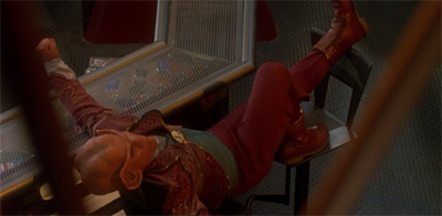 Leaning back and relaxing...