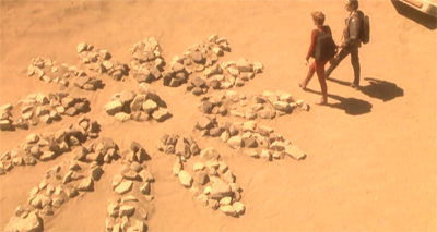 "Well, it's the most artsy grave I've seen in a while..."