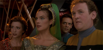 "Wait, so we have to share screentime with Worf now?"