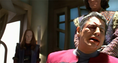 "Okay, I promise I won't bad-mouth the show in public... for at least another three seasons..."