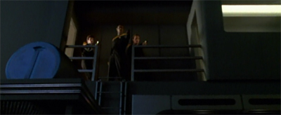 Luckily, Tuvok trained his security team to the marksmanship standards of an Imperial Stormtroopers.