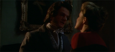 "Excuse me, but... are you wearing pants, m'lady..."