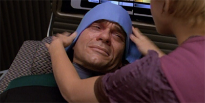 "Don't worry, Doctor. It's just a fever dream..."