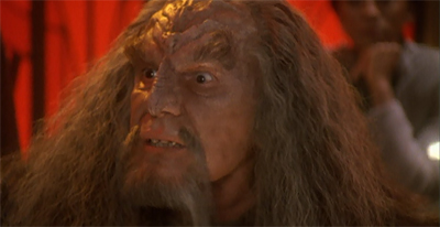 Quark's: Where old Klingons go to drink. And die, that one time.