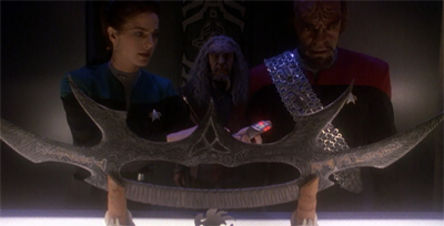 "You mean the Sword of Kahless I ordered from the back of my Kahless the Unforgettable comic book when I was twelve was not authentic?"