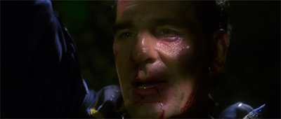 Bloody, but not beaten. Except literally. In which case, yes, beaten.